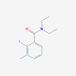 molecular formula C12H16INO B8014153 N,N-diethyl-2-iodo-3-methylbenzamide 