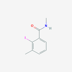 molecular formula C9H10INO B8014167 2-iodo-N,3-dimethylbenzamide 