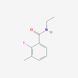 molecular formula C10H12INO B8014179 n-Ethyl-2-iodo-3-methylbenzamide 