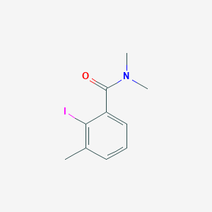 molecular formula C10H12INO B8014204 2-iodo-3,N,N-trimethylbenzamide 
