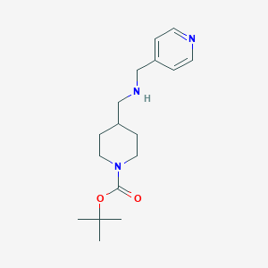 tert-Butyl 4-({[(pyridin-4-yl)methyl]amino}methyl)piperidine-1-carboxylate