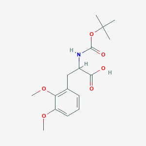 molecular formula C16H23NO6 B8014432 (2R)-3-(2,3-Dimethoxyphenyl)-2-[(tert-butoxy)carbonylamino]propanoic acid 