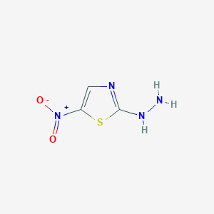 molecular formula C3H4N4O2S B8014448 2-Hydrazinyl-5-nitrothiazole 