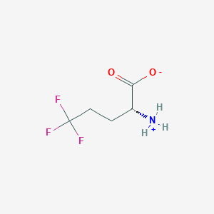 (2R)-2-azaniumyl-5,5,5-trifluoropentanoate