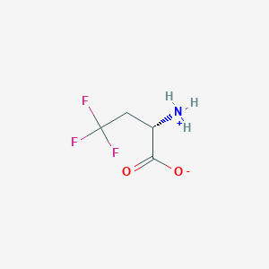 (2S)-2-azaniumyl-4,4,4-trifluorobutanoate