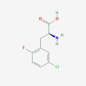 (2S)-2-amino-3-(5-chloro-2-fluorophenyl)propanoic acid