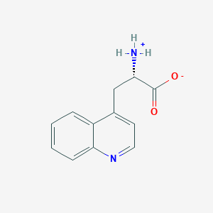(2S)-2-azaniumyl-3-quinolin-4-ylpropanoate