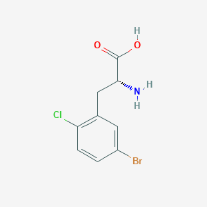 5-Bromo-2-chloro-D-phenylalanine