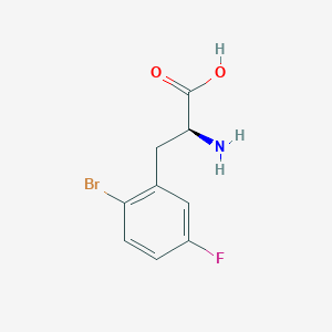 (S)-2-Amino-3-(2-bromo-5-fluorophenyl)propionic acid