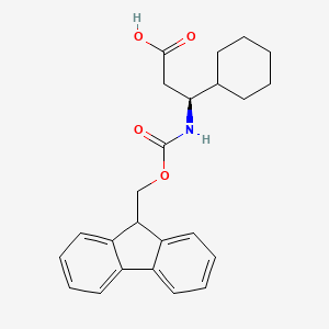 N-Fmoc-(3S)-3-amino-3-cyclohexylpropanoic acid