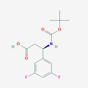 (R)-3-Tert-butoxycarbonylamino-3-(3,5-difluoro-phenyl)-propionic acid