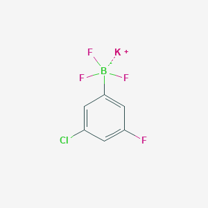 Potassium (3-chloro-5-fluorophenyl)trifluoroboranuide
