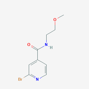 2-bromo-N-(2-methoxyethyl)pyridine-4-carboxamide