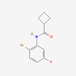N-(2-Bromo-5-fluorophenyl)cyclobutanecarboxamide