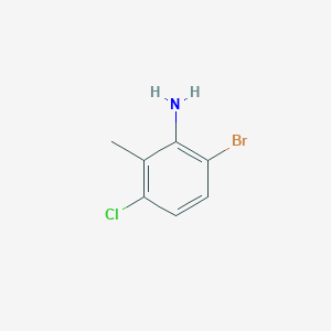 molecular formula C7H7BrClN B8014698 6-Bromo-3-chloro-2-methylaniline 