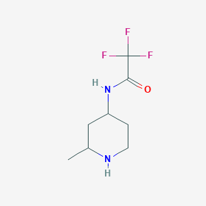 2,2,2-Trifluoro-N-(2-methylpiperidin-4-yl)acetamide