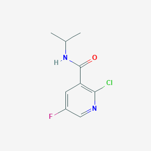 2-Chloro-5-fluoro-N-isopropylnicotinamide