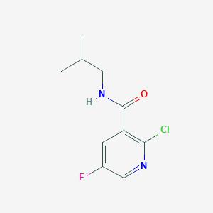 2-Chloro-5-fluoro-N-isobutylnicotinamide