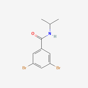 molecular formula C10H11Br2NO B8014824 3,5-Dibromo-N-isopropylbenzamide 
