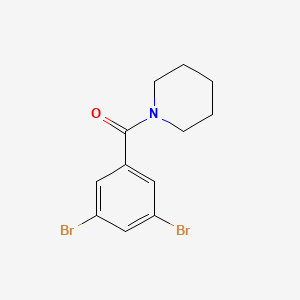 molecular formula C12H13Br2NO B8014831 (3,5-Dibromophenyl)(piperidin-1-yl)methanone 