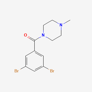 (3,5-Dibromophenyl)(4-methylpiperazin-1-yl)methanone
