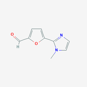 5-(1-methyl-1H-imidazol-2-yl)furan-2-carbaldehyde