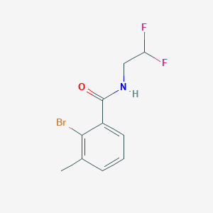 2-Bromo-N-(2,2-difluoroethyl)-3-methylbenzamide