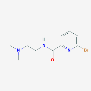 B8014973 2-Pyridinecarboxamide, 6-bromo-N-[2-(dimethylamino)ethyl]- CAS No. 1049022-95-8