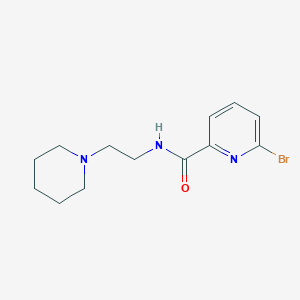 6-Bromo-N-[2-(piperidin-1-yl)ethyl]pyridine-2-carboxamide