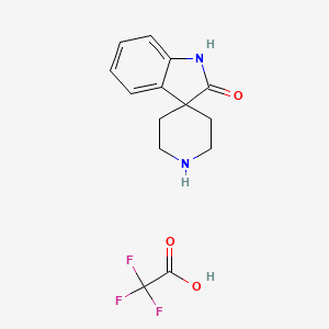 1,2-Dihydrospiro[indole-3,4'-piperidine]-2-one; trifluoroacetic acid