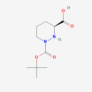 (S)-1-(tert-Butoxycarbonyl)hexahydropyridazine-3-carboxylicacid