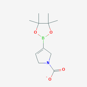 3-(4,4,5,5-Tetramethyl-1,3,2-dioxaborolan-2-yl)-2,5-dihydropyrrole-1-carboxylate