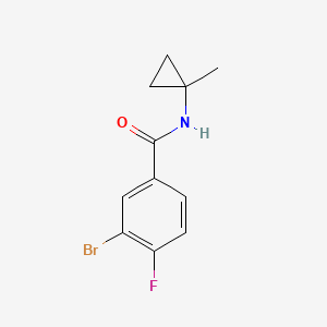3-Bromo-4-fluoro-N-(1-methylcyclopropyl)benzamide