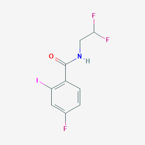N-(2,2-Difluoroethyl)-4-fluoro-2-iodobenzamide