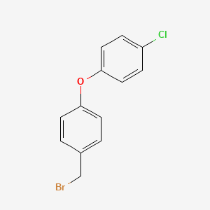 molecular formula C13H10BrClO B8015294 1-(Bromomethyl)-4-(4-chlorophenoxy)benzene 