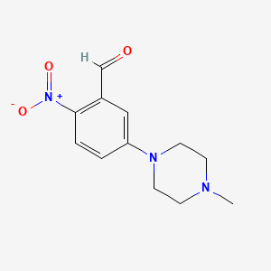 5-(4-Methylpiperazin-1-yl)-2-nitrobenzaldehyde