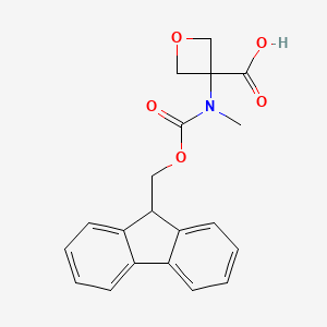 3-({[(9H-fluoren-9-yl)methoxy]carbonyl}(methyl)amino)oxetane-3-carboxylic acid