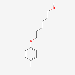 molecular formula C13H20O2 B8015356 6-(4-Methylphenoxy)hexan-1-ol 