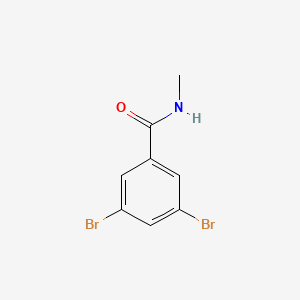 molecular formula C8H7Br2NO B8015404 3,5-dibromo-N-methylbenzamide 