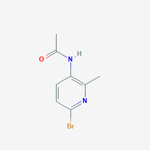 molecular formula C8H9BrN2O B8015428 N-(6-bromo-2-methylpyridin-3-yl)acetamide 