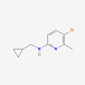 5-Bromo-N-(cyclopropylmethyl)-6-methylpyridin-2-amine