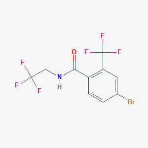 4-Bromo-N-(2,2,2-trifluoroethyl)-2-(trifluoromethyl)benzamide