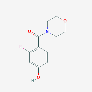 3-Fluoro-4-[(morpholin-4-yl)carbonyl]phenol