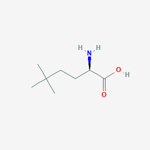 molecular formula C8H17NO2 B8015502 5,5-Dimethyl-D-norleucine 