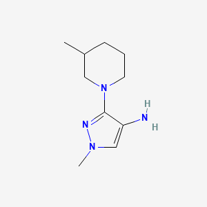 1-methyl-3-(3-methylpiperidin-1-yl)-1H-pyrazol-4-amine