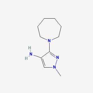 3-(azepan-1-yl)-1-methyl-1H-pyrazol-4-amine