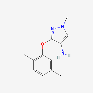 3-(2,5-Dimethylphenoxy)-1-methyl-1H-pyrazol-4-amine