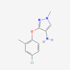 3-(4-chloro-2-methylphenoxy)-1-methyl-1H-pyrazol-4-amine