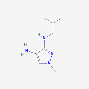 1-methyl-N3-(2-methylpropyl)-1H-pyrazole-3,4-diamine