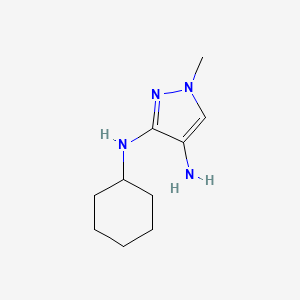 N3-cyclohexyl-1-methyl-1H-pyrazole-3,4-diamine